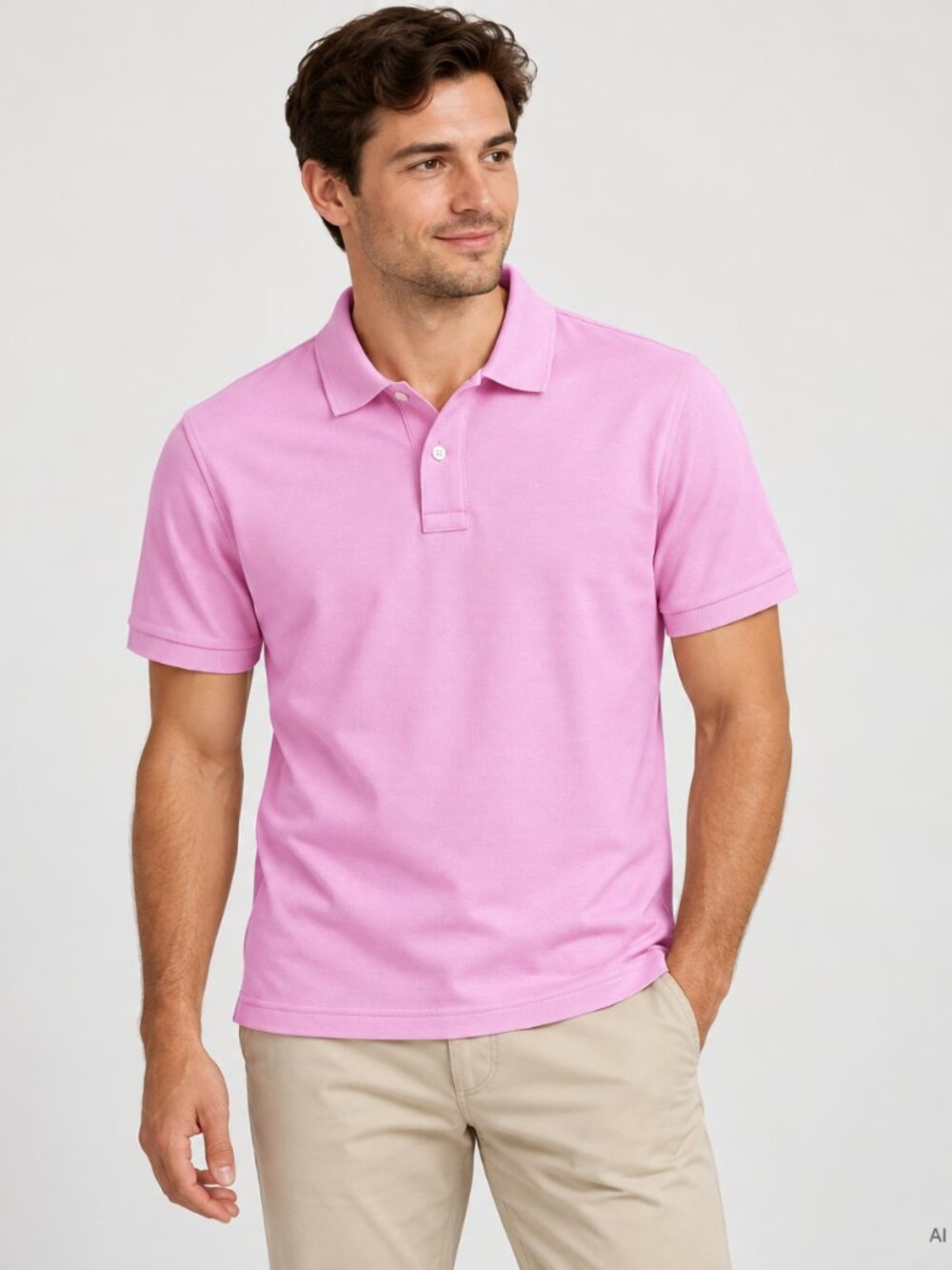 Sonoma Soft Pink Men's Polo‎ Shirt